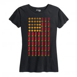 Ohio Women's Shotgun Shell Flag Tee