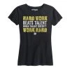 Ohio Women's Hard Work Beats Talent Tee