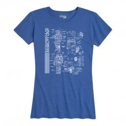 Ohio Women's NASA "EMU" Blueprint Tee