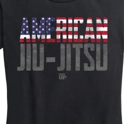 Ohio Women's American Jiu Jitsu Flag Tee