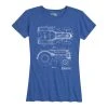 Ohio Women's Tractor Blueprint Tee