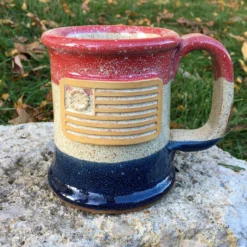 Ohio Betsy Ross Stoneware Mug