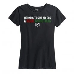 Ohio Women's Dog Christmas Tee