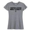 Ohio Statement T-Shirts Women's Moral Flexibility Tee