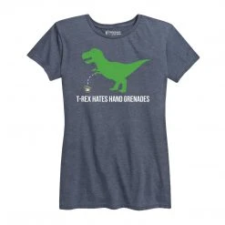 Ohio Women's T-Rex Hates Hand Grenades Tee
