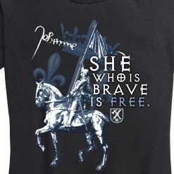 Ohio Women's Joan Of Arc She Who Is Brave Tee