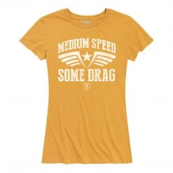 Ohio Star Spangled Summer Women's Medium Speed Tee Summer Banana