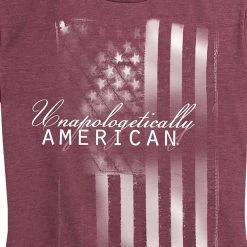 Ohio Women's Unapologetically American Flag Tee