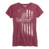 Ohio Women's Unapologetically American Flag Tee
