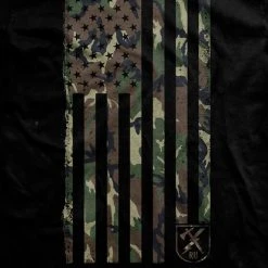 Ohio BDU Camo Flag T-Shirt Men