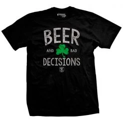 Ohio Beer & Bad Decisions Shamrock T-Shirt