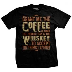 Ohio Black Coffee & Whiskey Prayer T-Shirt