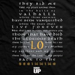 Ohio Men Black Viking Valhalla T-Shirt