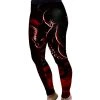 SV Women's Black Octopus Leggings