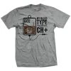 Ohio Blood Type CH T-Shirt Caffeine & Hate