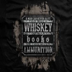 Ohio Books, Whiskey And Ammunition T-Shirt