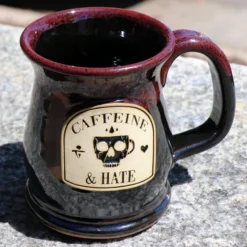 Ohio Caffeine And Hate Skull Mug Stoneware Mug Drinkware 7 Ohio Caffeine And Hate Skull Mug Stoneware Mug Drinkware
