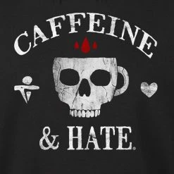 Ohio Caffeine & Hate Skull Mug Hoodie