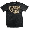 Ohio Caffeine & Hate Typography T-Shirt