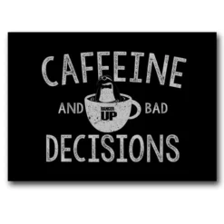 Ohio Gear Caffeine & Bad Decisions Sticker