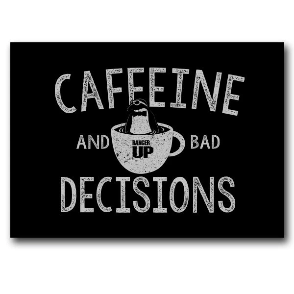 Ohio Gear Caffeine & Bad Decisions Sticker 3 Ohio Gear Caffeine & Bad Decisions Sticker