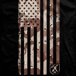 Ohio Men Chocolate Chip Camo Flag T-Shirt