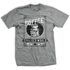 Ohio Civilized Coffee T-Shirt Caffeine & Hate