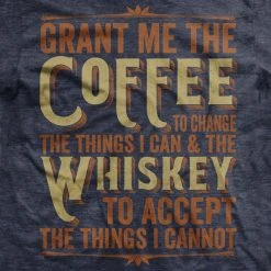 Ohio Coffee & Whiskey Prayer T-Shirt Men