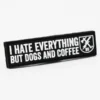 Ohio PVC Patches Dogs And Coffee PVC Patch