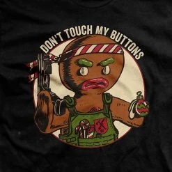 Ohio Don't Touch My Buttons T-Shirt Christmas