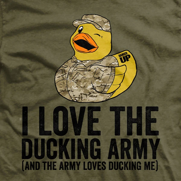 Ohio Men Ducking Army T-Shirt 4 Ohio Men Ducking Army T-Shirt