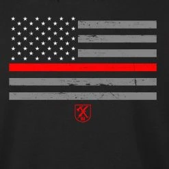 Ohio Men Thin Red Line Hoodie