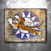 PTS Flying Tigers Vintage Tin Sign 2 PTS Flying Tigers Vintage Tin Sign