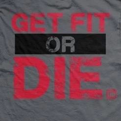 Ohio Get Fit Or Die Train More Bleed Less T-Shirt