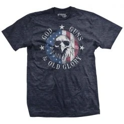 Ohio Holy Warrior God, Guns, And Old Glory T-Shirt
