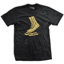 Ohio Men Vettys Gold Boot Charcoal T-Shirt