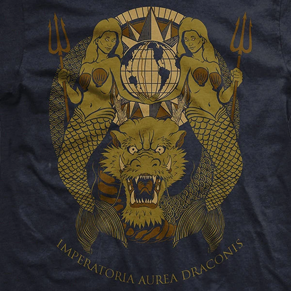 Ohio Men Domain Of The Golden Dragon Navy T-Shirt 4 Ohio Men Domain Of The Golden Dragon Navy T-Shirt