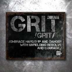 PTS Signs Grit Vintage Tin Sign