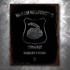 PTS Signs Harlem Hell Fighters Vintage Tin Sign