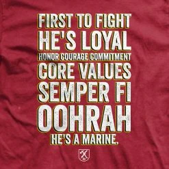 Ohio Veteran He's A Marine T-Shirt
