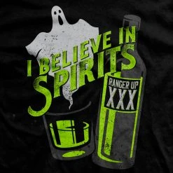 Ohio Halloween - I Believe In Spirits T-Shirt Men