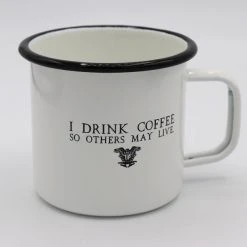 Ohio The Black Flag I Drink So Others May Live Tin Mug