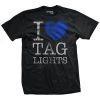Ohio I Heart Tag Lights T-Shirt