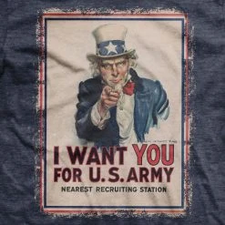 Ohio Uncle Sam I Want You T-Shirt Men