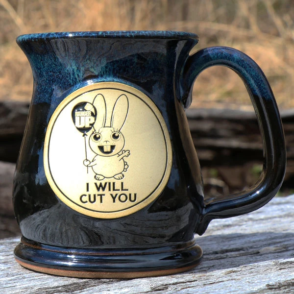 Ohio I Will Cut You - Blue Stoneware Mug Ohio I Will Cut You - Blue Stoneware Mug