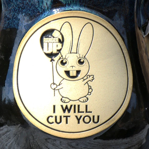 Ohio I Will Cut You - Blue Stoneware Mug Ohio I Will Cut You - Blue Stoneware Mug