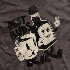 Ohio Irish Coffee Best Buds T-Shirt Whisky & Bad Decisions