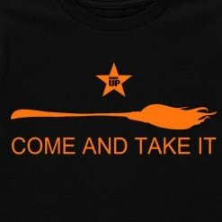Ohio Kids Halloween - Come And Take It Broom Tee