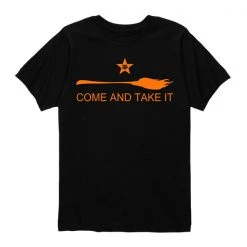 Ohio Kids Halloween - Come And Take It Broom Tee