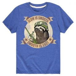 Ohio Kids Slow Is Smooth Sloth Tee